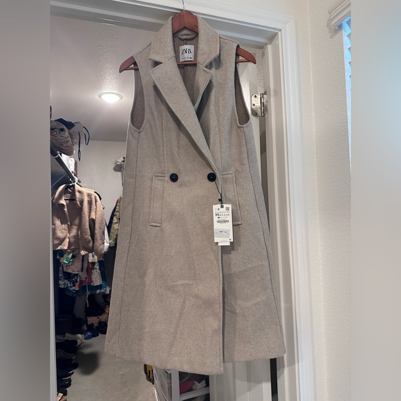 ZARA LONG WAISTCOAT - Picture 16 of 16